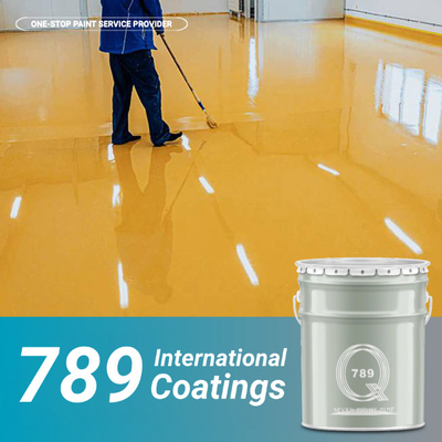 Chemical Resistant Epoxy Floor Coating Interior Non Slip Withstand High Temperature