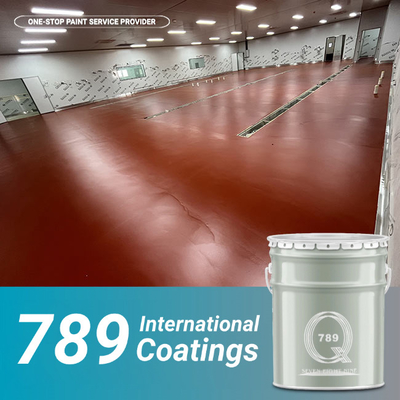 Transparent High Solids Epoxy Floor Coating , Industrial Epoxy Floor Primer