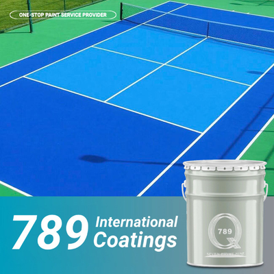 Granules Basketball Floor Coating 13mm Tennis Court Floor Paint Rubber