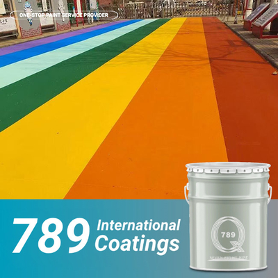 Anti Slip Waterproofing Polyurethane Concrete Floor Coating Glossy