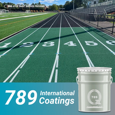Outdoor Sports Floor Coating Silicon PU Dustproof For Tennis Court
