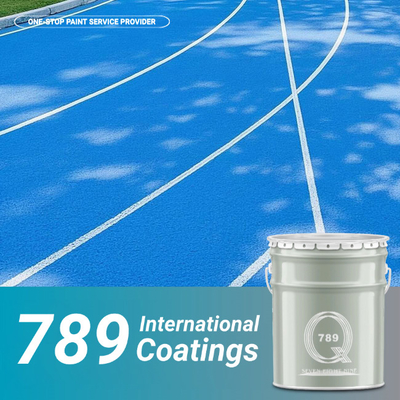 Brushed Blue Outdoor Floor Coating Non Slip Scratch Resistant