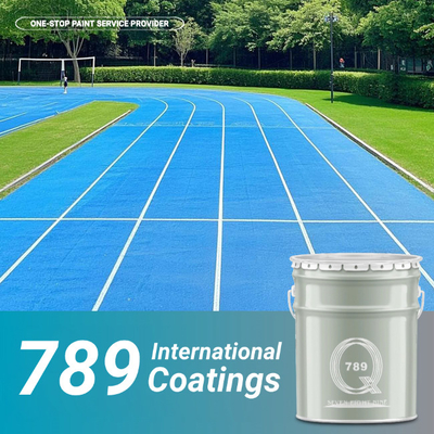 EPDM Sports Floor Coating / Paint Slipproof Synthetic Silicone PU IAAF