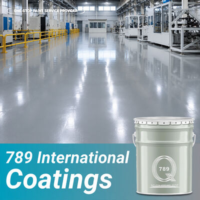 Industrial Epoxy Floor Coating with Seamless Smooth Surface High Abrasion Resistance and Chemical Oil Resistance