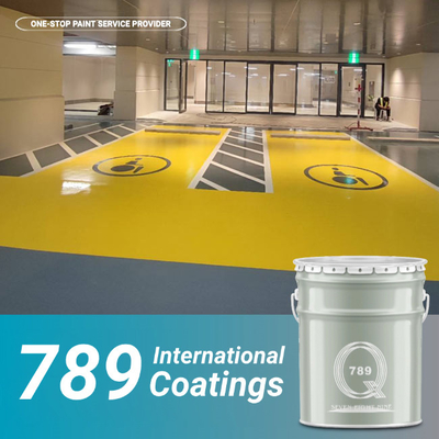 High Gloss Slip Resistant Epoxy Coating , Hard Industrial Non Slip Floor Paint