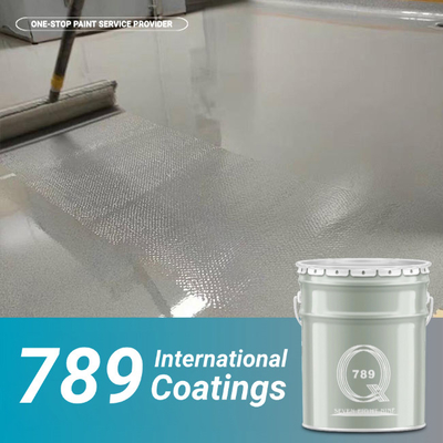 Roller Applied Standard Epoxy Topcoat Withstands Heavy Machinery And Vehicle