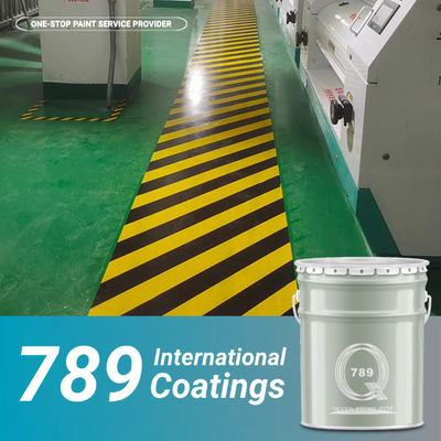 High Gloss Topcoat Self Leveling Epoxy Floor Coating For Factories Warehouses
