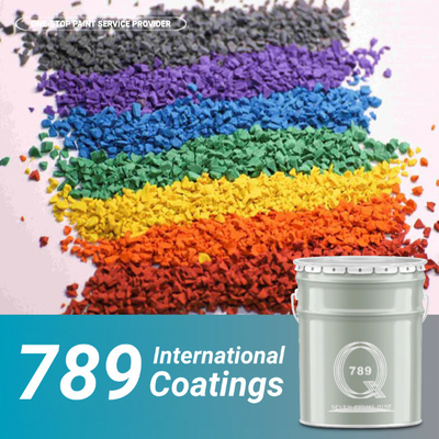 EPDM Sports Floor Coating / Paint Slipproof Synthetic Silicone PU IAAF